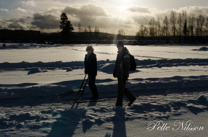 Alla olika snöfordon fanns på plats Foto: Pelle Nilsson / Ljungandalen.info