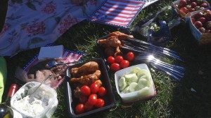 God picnic mat i parken Foto: Anna Selling