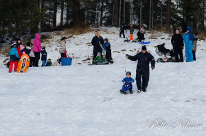 Pulka backen var ett populärt tillhåll för många Foto: Pelle Nilsson / Ljungandalen.info