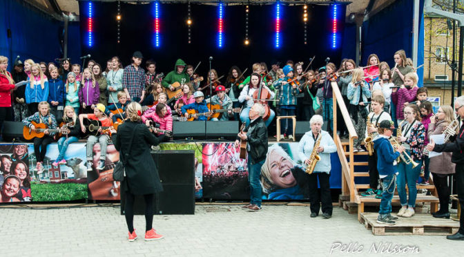 Musikskolan på Kulturnatten 2016 Foto: Pelle Nilsson / Ljungandalen.info
