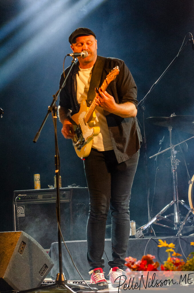 Teddie Ericsson med band på End of Summer Meet, Karlsro Flyers 2025. Foto: Pelle Nilsson